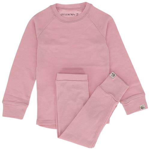 Se Gullkorn Design Idde Wool Set Purple Pink | Lyserød | 110 cm ved Babyshop