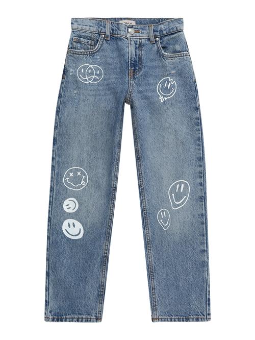 KIDS ONLY Jeans 'Robyn'  blue denim / hvid