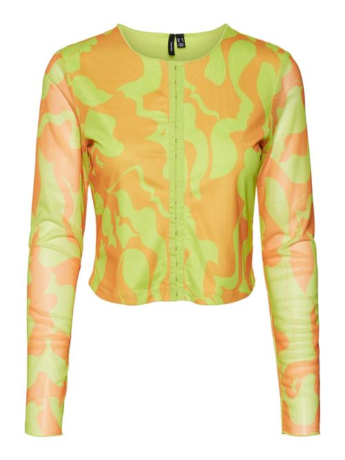 Se Vero Moda Collab Bluse 'Joann'  lime / orange ved About You