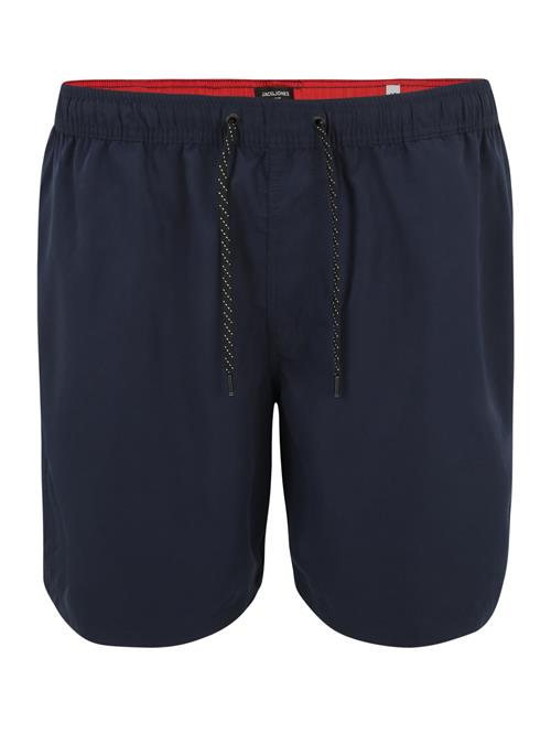 Jack & Jones Plus Badeshorts  natblå