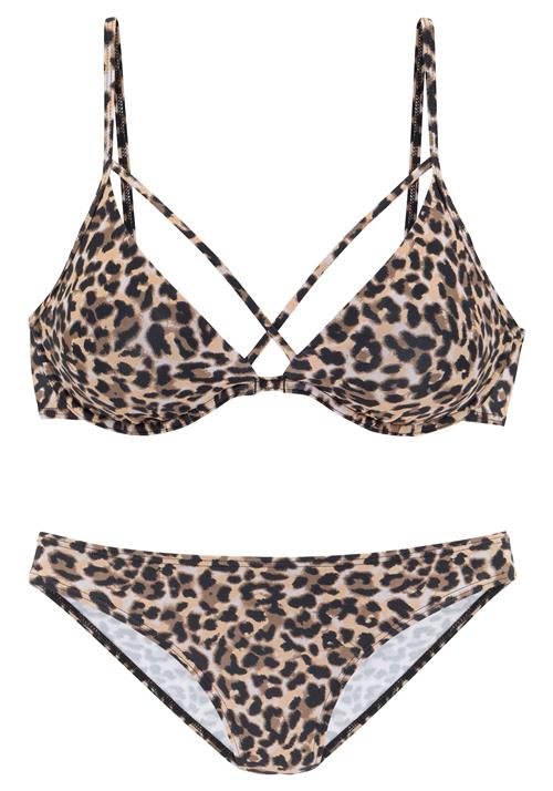 BRUNO BANANI Bikini  brun / sort