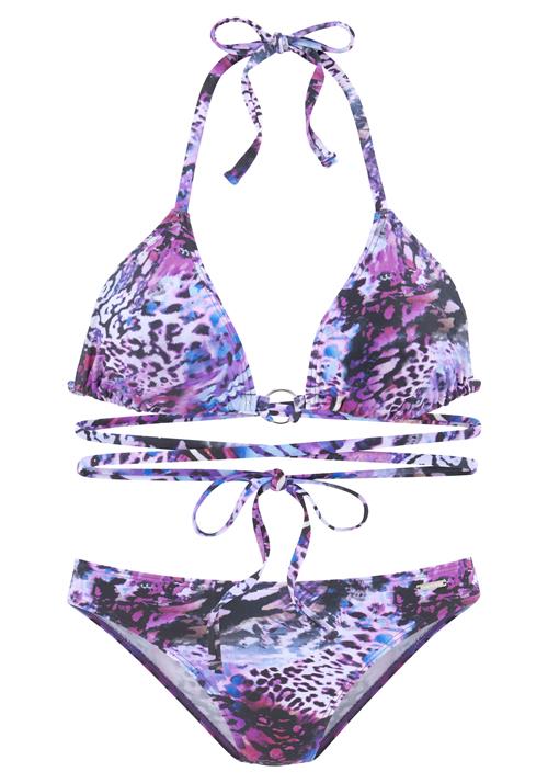 BRUNO BANANI Bikini  azur / antracit / lilla / bær