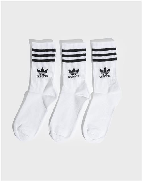 Adidas Originals Crew Sock 3STR Multipack sokker Hvid