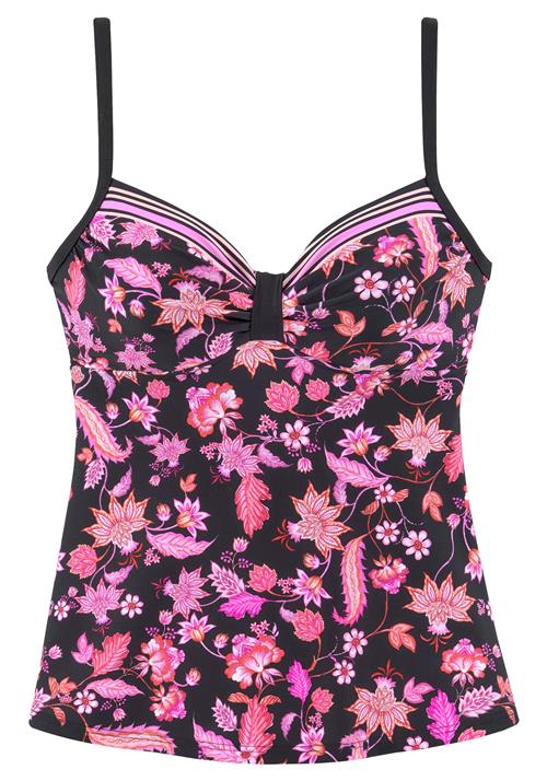 LASCANA Tankini-overdel  pink / sort