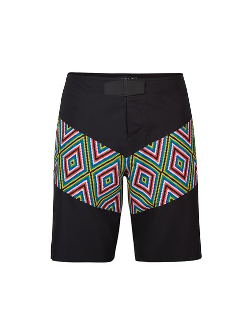 O'NEILL Boardshorts 'Jordy'  grøn / neonpink / sort / hvid