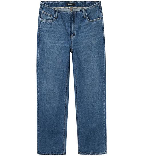 Se LMTD Jeans - NlfKimnolin - Wide - Medium Blue Denim ved KidsWorld