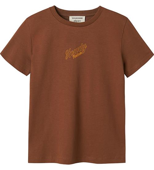 Se Name It T-Shirt - NkmRancher - Carob Brown ved KidsWorld