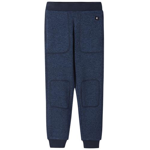 Se Reima Sangis Fleecebukser Jeans Blue | Blå | 128 cm ved Babyshop