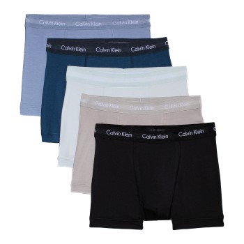 Calvin Klein 5P Cotton Trunks Flerfarvet-2 bomuld Small Herre