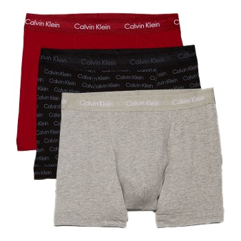 Calvin Klein 3P Holiday Cotton Stretch Trunks Flerfarvet bomuld Medium Herre