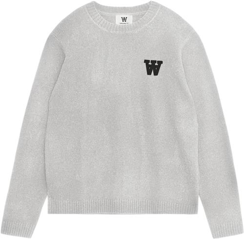 Wood Wood Wwtay AA CS Jumper Kvinde Grey Sea Langærmede Bluser Str XL - hos Magasin