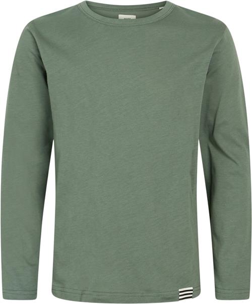 Mads Nørgaard - Copenhagen Organic Thorlino L/S Tee FAV Str 4 år - Balsam Green Langærmede T-shirts Bomuld hos Magasin