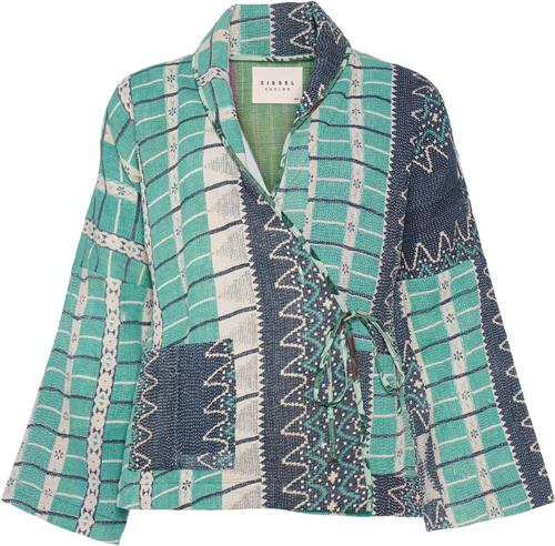 Sissel Edelbo Thora Wrap Kantha Jacket Kvinde Multi Overgangsjakker - hos Magasin