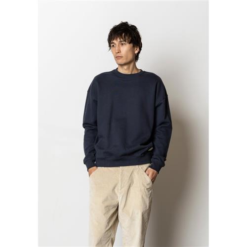 Se Fat Moose Nelson Organic Crew Mand Navy Sweatshirts Str S - hos Magasin ved Magasin