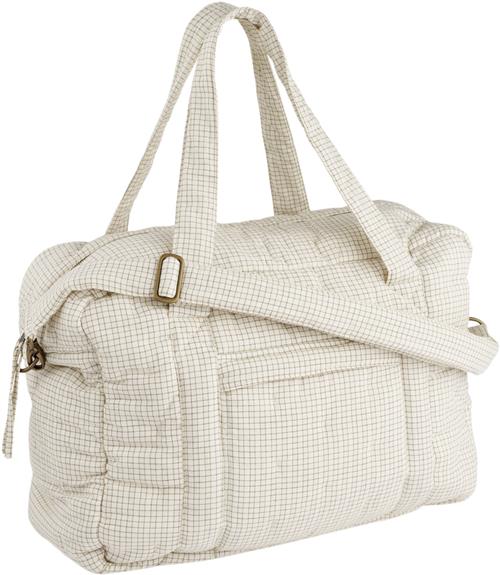 Se MarMar Copenhagen Nursing Bag - Deep Lake Check Pusletasker & -Tilbehør hos Magasin ved Magasin