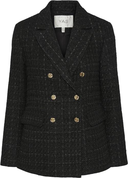 Se YAS Yasmalea LS Blazer Kvinde Sort Blazere Str XS - hos Magasin ved Magasin