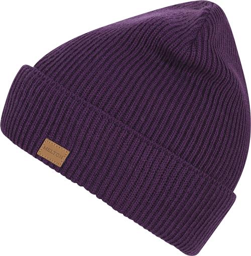 Melton Basic Ribbed Beanie 55/57 - Huer Uld hos Magasin