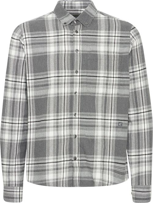 Casual Friday Cfanton LS Checked Shirt Kvinde Pewter Mix Skjorter Regular Fit Str S - hos Magasin