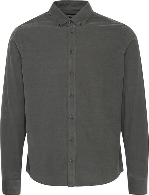 Casual Friday Cfanton LS BD Baby Corduroy Shirt Kvinde Dark Shadow Skjorter Regular Fit Str M - hos Magasin