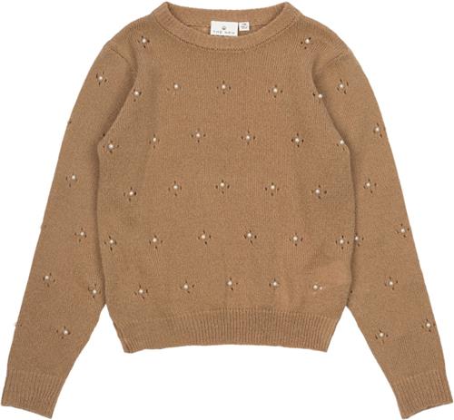 The New Tnmichelle Knit Pullover Str 110-116 cm/5-6 år Piger - Tannin Cardigans hos Magasin