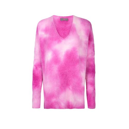 LIEBLINGSSTÜCK Pullover 'Adelia'  lyserød / neonpink / hvid