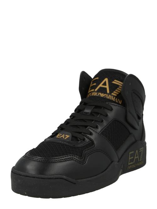 EA7 Emporio Armani Sneaker high  gylden gul / sort