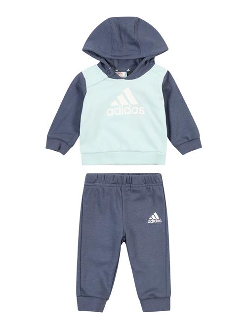 ADIDAS SPORTSWEAR Træningsdragt 'Essentials'  navy / mint / hvid