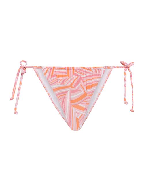 Se LSCN by LASCANA Bikinitrusse 'Lisa'  orange / lyserød / gammelrosa / hvid ved About You