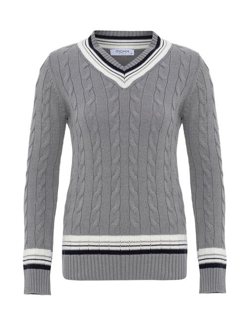 Moxx Paris Pullover  grå / sort / hvid