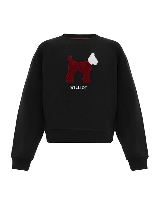 Se Williot Sweatshirt  burgunder / sort / hvid ved About You