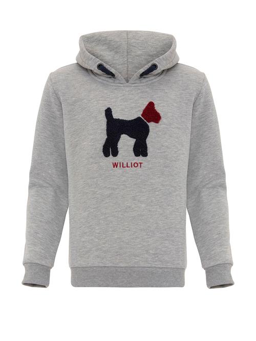 Williot Sweatshirt  grå / rød / sort