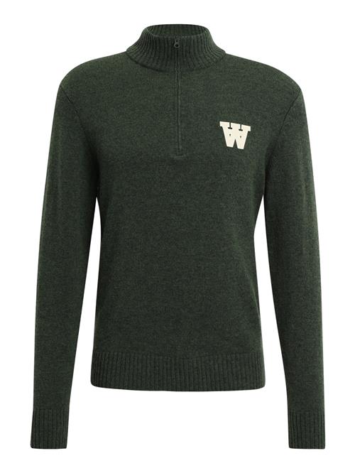 Se WOOD WOOD Pullover 'Blu'  grøn / hvid ved About You