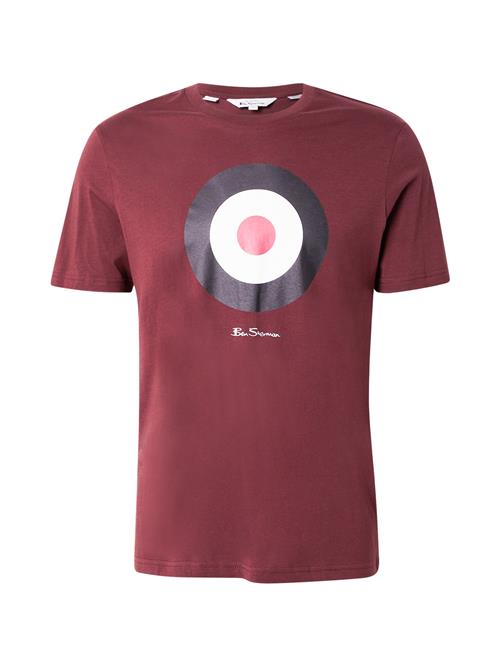 Se Ben Sherman Bluser & t-shirts 'Signature Target'  vinrød / sort / hvid ved About You