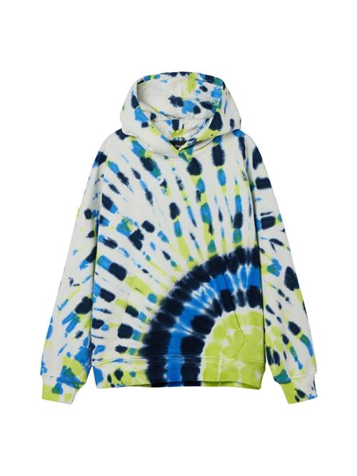 Se Desigual Sweatshirt  blå / natblå / lysegrå / lime ved About You