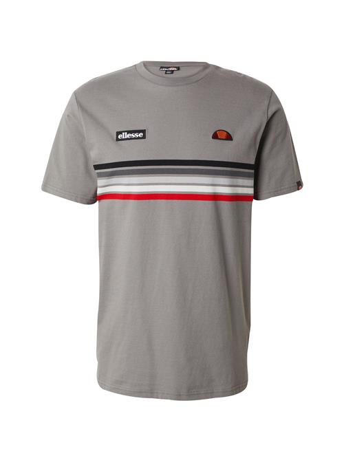 ELLESSE Bluser & t-shirts 'Marsella'  grå / lysegrå / rød / hvid