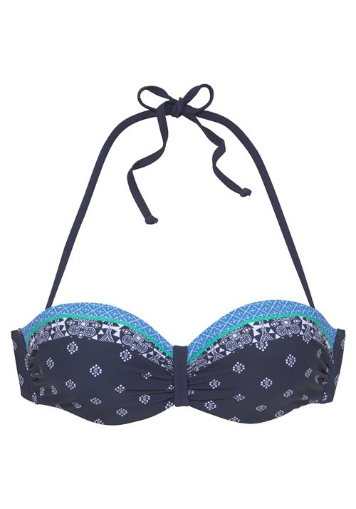 LASCANA Bikinioverdel  blå / navy / grøn / hvid