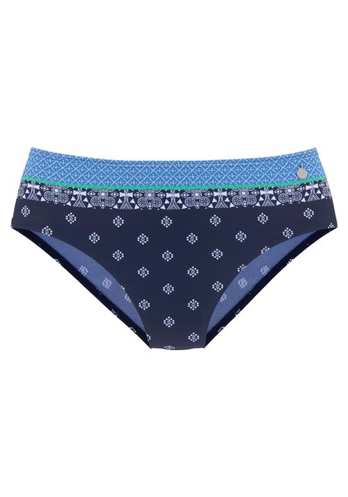 LASCANA Bikinitrusse  blå / navy / grøn / hvid