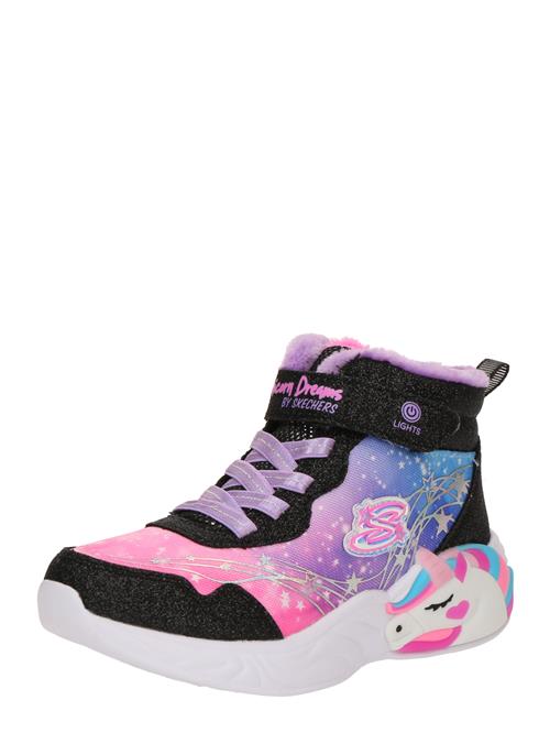 SKECHERS Sneakers 'UNICORN DREAMS'  lyselilla / lys pink / sort / hvid