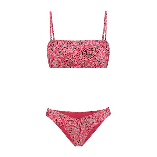 Se Shiwi Bikini 'Lola'  fuchsia / sort / hvid ved About You