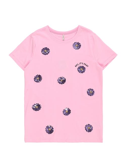 KIDS ONLY Bluser & t-shirts 'Kita'  aubergine / lilla / lys pink / sort