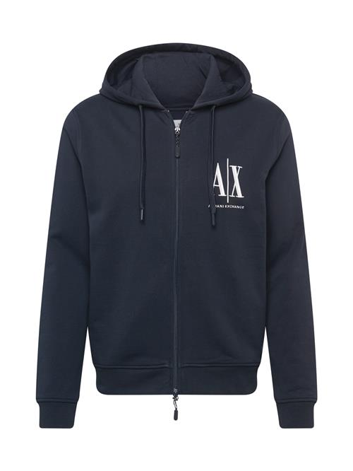 ARMANI EXCHANGE Sweatjakke  navy / hvid