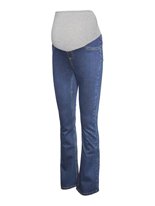 Se MAMALICIOUS Jeans 'CILIA'  blue denim / grå-meleret ved About You