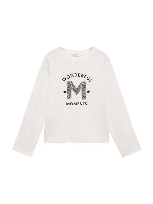 Se MANGO KIDS Bluser & t-shirts 'WONDER'  ecru / sort / sølv ved About You