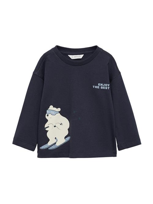 MANGO KIDS Shirts  navy / dueblå / hvid