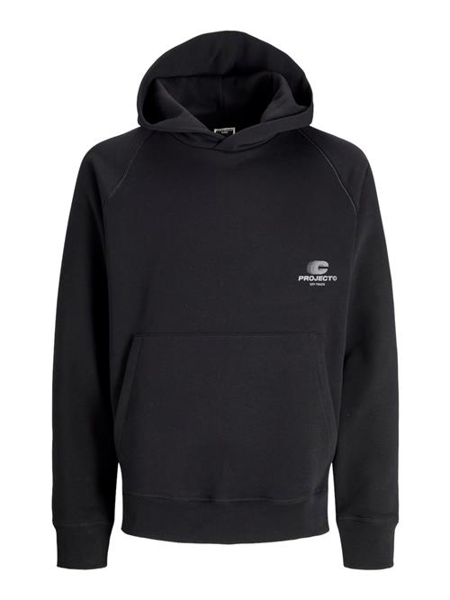 Se JACK & JONES Sweatshirt 'JCOTERRAIN'  sort / hvid ved About You