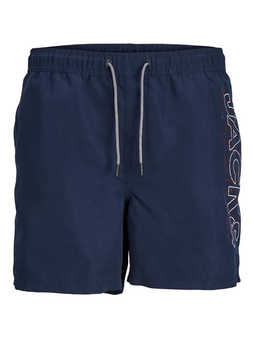 JACK & JONES Badeshorts 'JPSTFiji'  navy / hvid