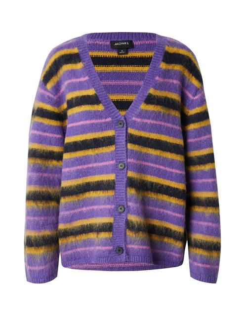 Se Monki Cardigan  gul / blomme / mørkelilla / sort ved About You