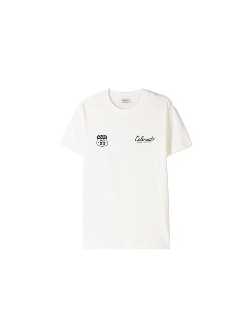 Bershka Bluser & t-shirts  sort / offwhite