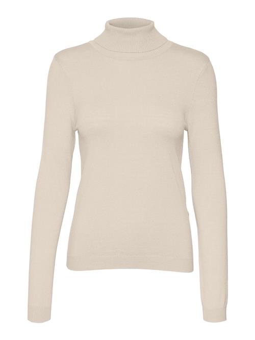 Se VERO MODA Pullover 'HAPPINESS'  creme ved About You