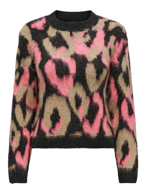 Se ONLY Pullover 'ONLWILD'  lysebrun / lys pink / sort ved About You